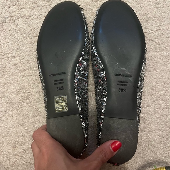 Dolce & Gabbana Glittery Flats - Picture 6 of 6